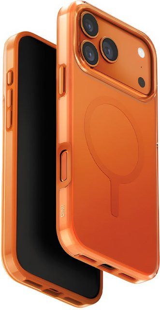 UNIQ Clario MagClick MagSafe Hülle für Apple iPhone 17 Pro, Orange - Bild 1