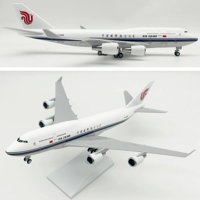 ZOCO B747 Air China Airlines Flugzeugmodell, 1:250, Druckguss-Harz, Metall - Bild 1
