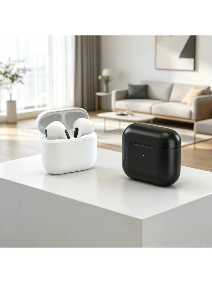 BEIQIU TWS True Wireless Bluetooth-Kopfhörer mit Mikrofon und Touch-Steuerung in Schwarz - Bild 1