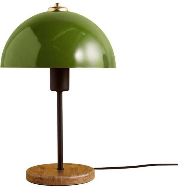 Opviq Tischleuchte grün aus Metall und MDF mit E27 Fassung, B/T/H: 23 x 23 x 35 cm - Bild 1