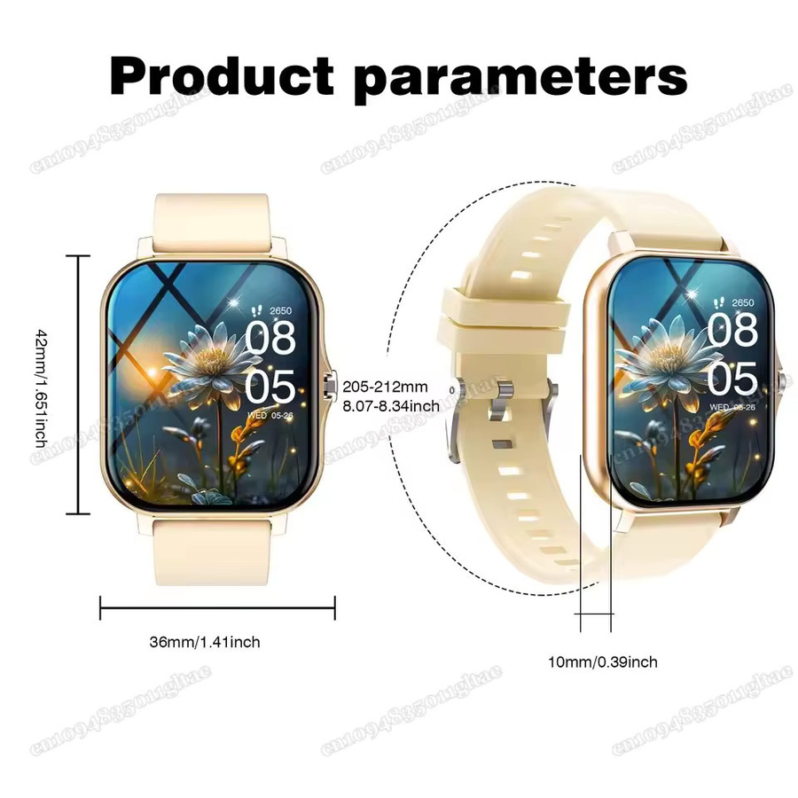 Ola Esporte Smartwatch HT30 in Grau mit 2,01 Zoll HD-Display, Bluetooth-Anruf und Sportmodi für Android und iOS, Unisex - Bild 5