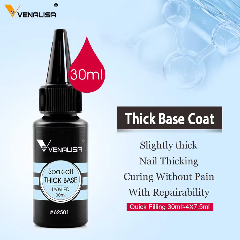 Venalisa Nowipe Topcoat Soak Off LED UV-Nagelgel, 30 ml, glänzend - Bild 4