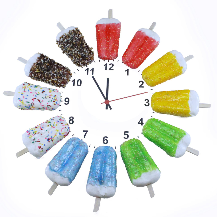 Merylover Simuliertes Eis Lebensmittelmodell als kreativer Kühlschrank Aufkleber in Blau und Multicolor für Dessert Shop Display und Fotografie Requisiten - Bild 3