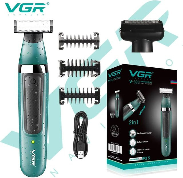 VGR Elektrorasierer, grün, Unisex - Bild 1