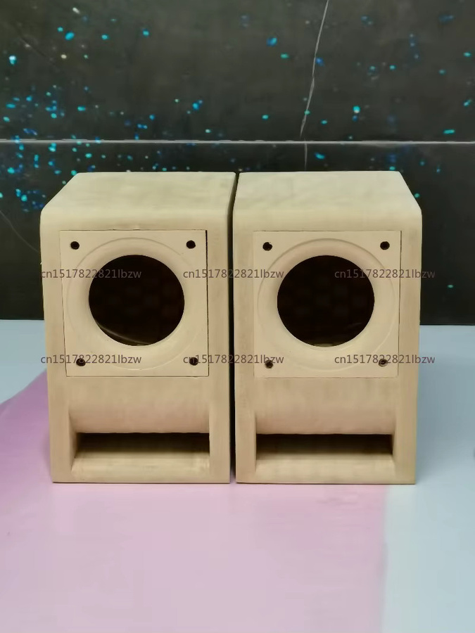 DIY Labyrinth-Holzlautsprecher Gehäuse für Bücherregal und Stereo-Anlagen, Farbe: Braun - Bild 2