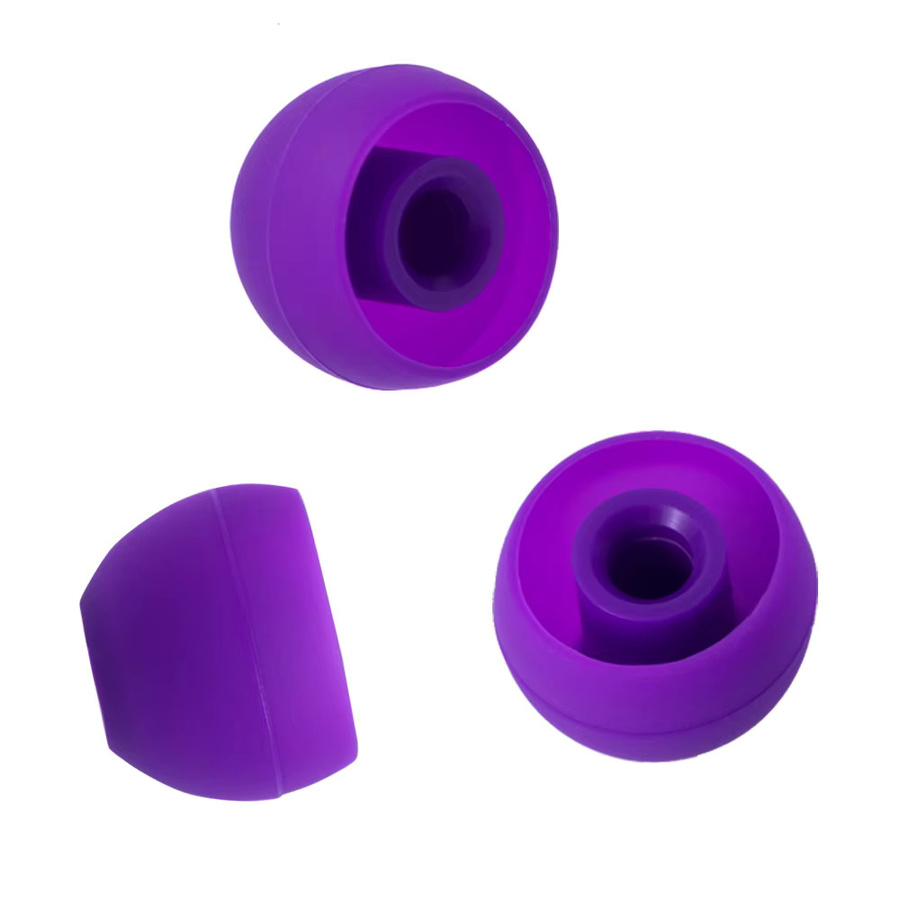 HUAK Ohradapter Set mit 4 Paar Ohrstöpseln in Schwarz, Universalmodell für Kopfhörer und Ohrhörer, Größen S bis L (4-6 mm) - Bild 3