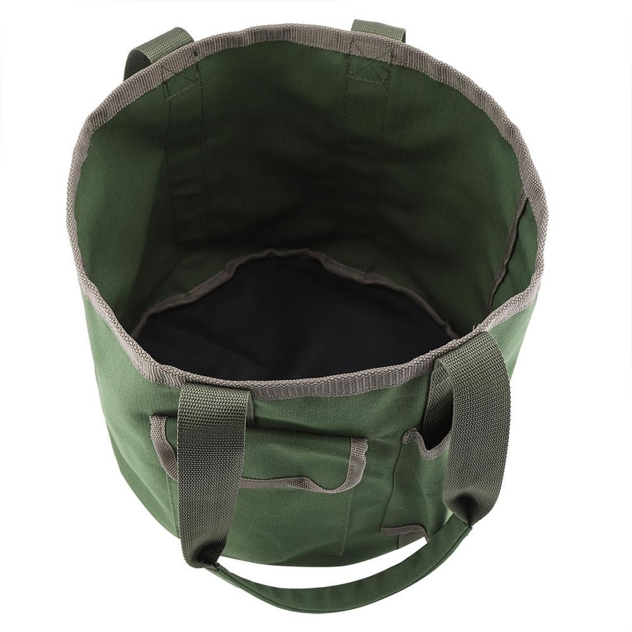 Wasserdichte Gartenwerkzeugtasche mfySpace als tragbarer Aufbewahrungsbeutel in Schwarz und Grün aus Polyester - Bild 5