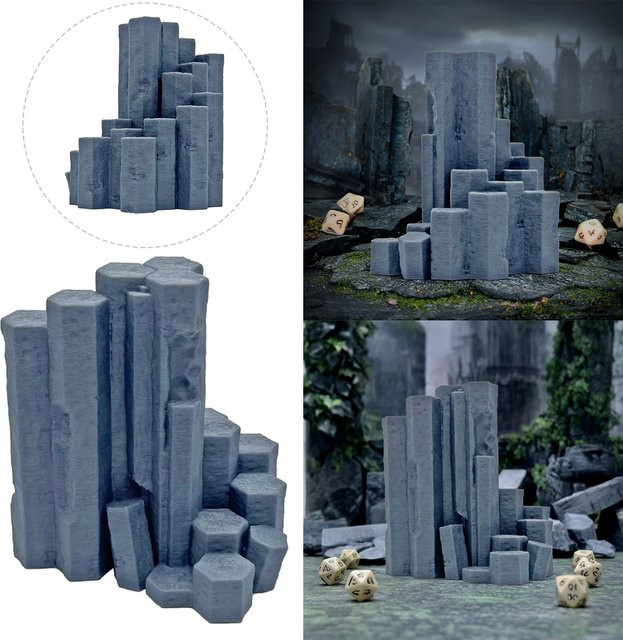 SANMERSEN Warlock Nest Lair Columns, Tabletop Miniatures Wargaming Terrain - Bild 1