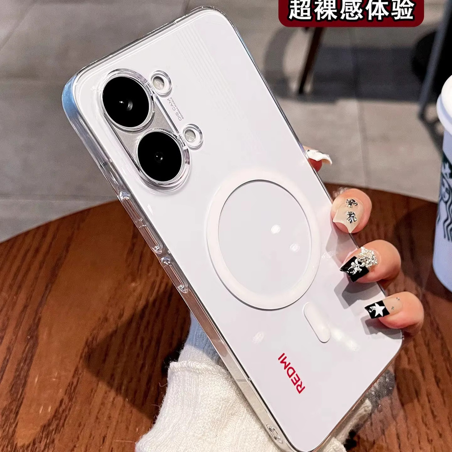 Xiaomi Magnetische Klare Handyhülle aus hartem PC mit HD-Matt-Finish für Poco und Redmi Modelle - Bild 3