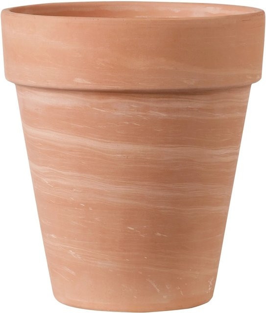Deroma Pflanztopf Alto Duo Weiß gestreift Durchmesser: 31 cm, Höhe: 34 cm - Bild 1