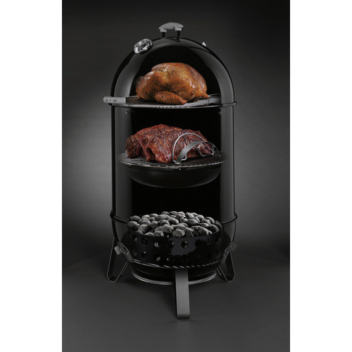 Weber Mountain Cooker Smoker in Schwarz mit Ø 57 cm Grillfläche - Bild 3