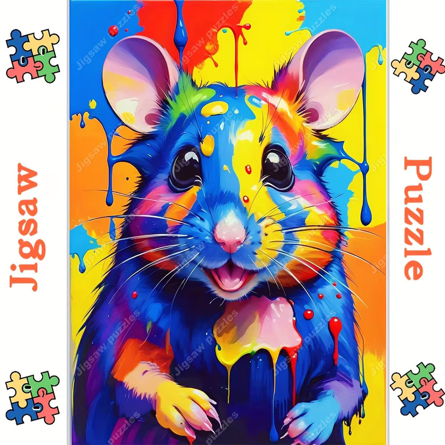 AZNM Kunstpuzzle, Bunt / Mehrfarbig, Tiere - Bild 3
