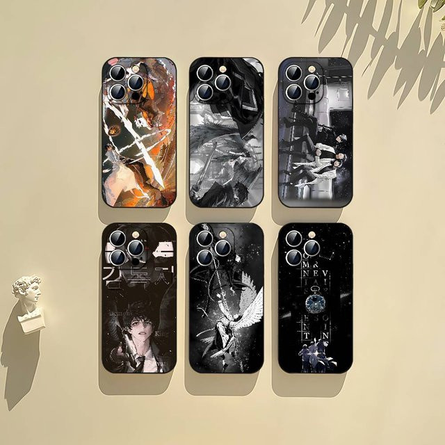 Bilibili Anime Omniscient Reader's Viewpoint Handyhülle Schwarz passend für iPhone 17, 16, 15, 14, 13, 12, 11 Pro Max, Plus, X, XR, XS Max und Mini - Bild 1