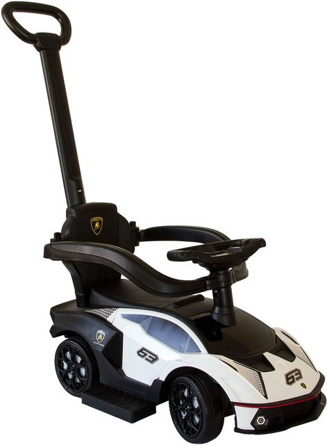 NATIV Rutschauto Sportauto mit Sicherheitsbügel weiß 1-3 Jahre - Bild 1