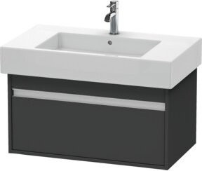 Duravit Waschtischunterschrank Ketho in Grau, wandhängend, B/T: 80 x 45,5 cm - Bild 1