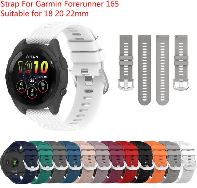 Uhrenarmband Silikon, Diagonalmuster, 18 20 22 mm, Unisex - Bild 1