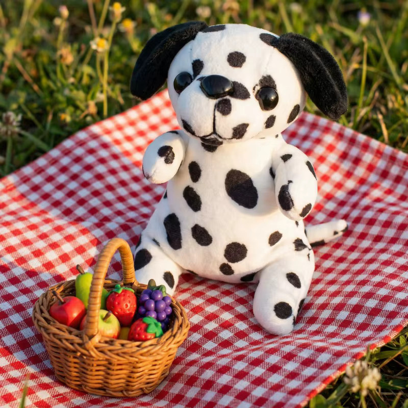 MIAOOWA Dalmatiner Plüschtier, Gefleckter Hund, 15cm - Bild 5