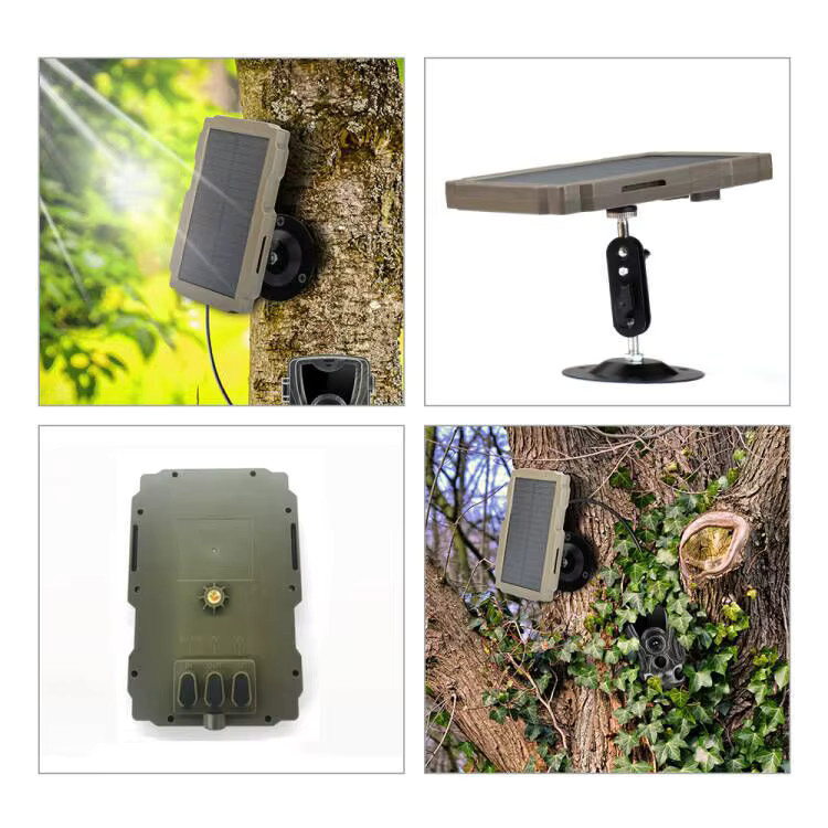 POMIACAM Solarpanel-Kit für Trail Game Kamera, wiederaufladbares Solarladegerät mit 3000mAh, 6V-12V - Bild 3