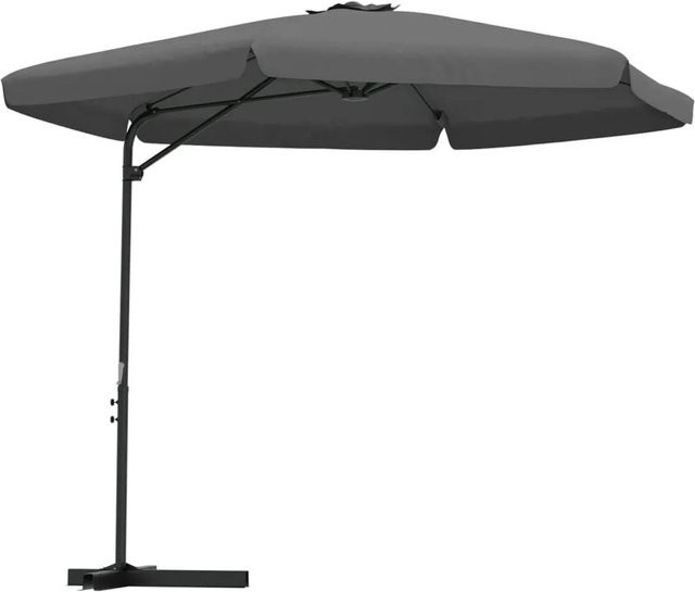 vidaXL Sonnenschirm mit Stahlmast in Anthrazit, Durchmesser: 300 cm - Bild 1
