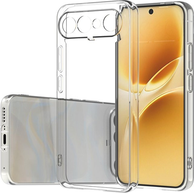 Transparente TPU Handyhülle für Vivo X300 FE in Orange - Bild 1