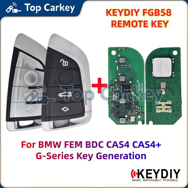 KEYDIY KD FGB58 Fernbedienungs-Platine in Silber für BMW FEM BDC CAS4 CAS4 G-Serie oder ZB-Serie - Bild 1