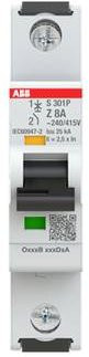 ABB S301P-Z8 Leitungsschutzschalter 8A 240V Grau 2CDS381001R0408 - Bild 1