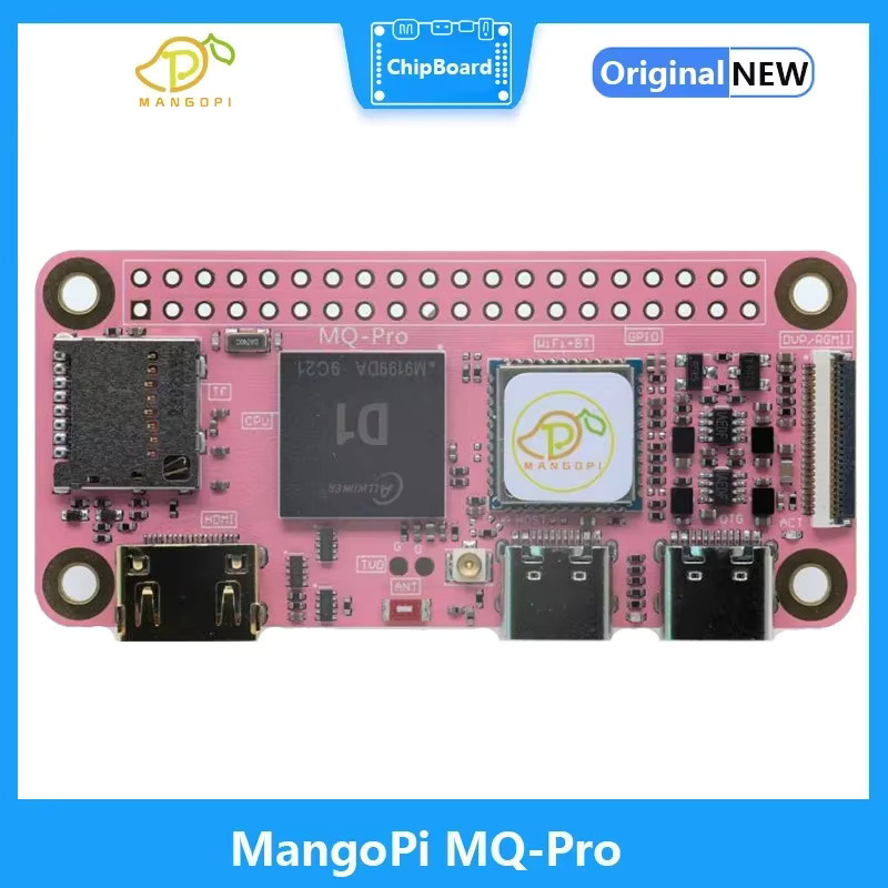 MangoPi MQ Pro Allwinner D1 V1.4a Single Board Computer RISC-V SBC in Pink - Bild 2