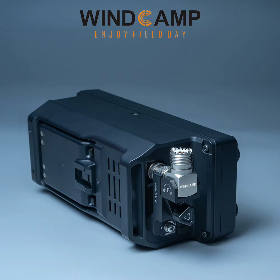 WINDCAMP RC-2 Antennenhalterung für ICOM IC-705 Radio, kompatibel mit ARK-705 Shield, Schwarz - Bild 2
