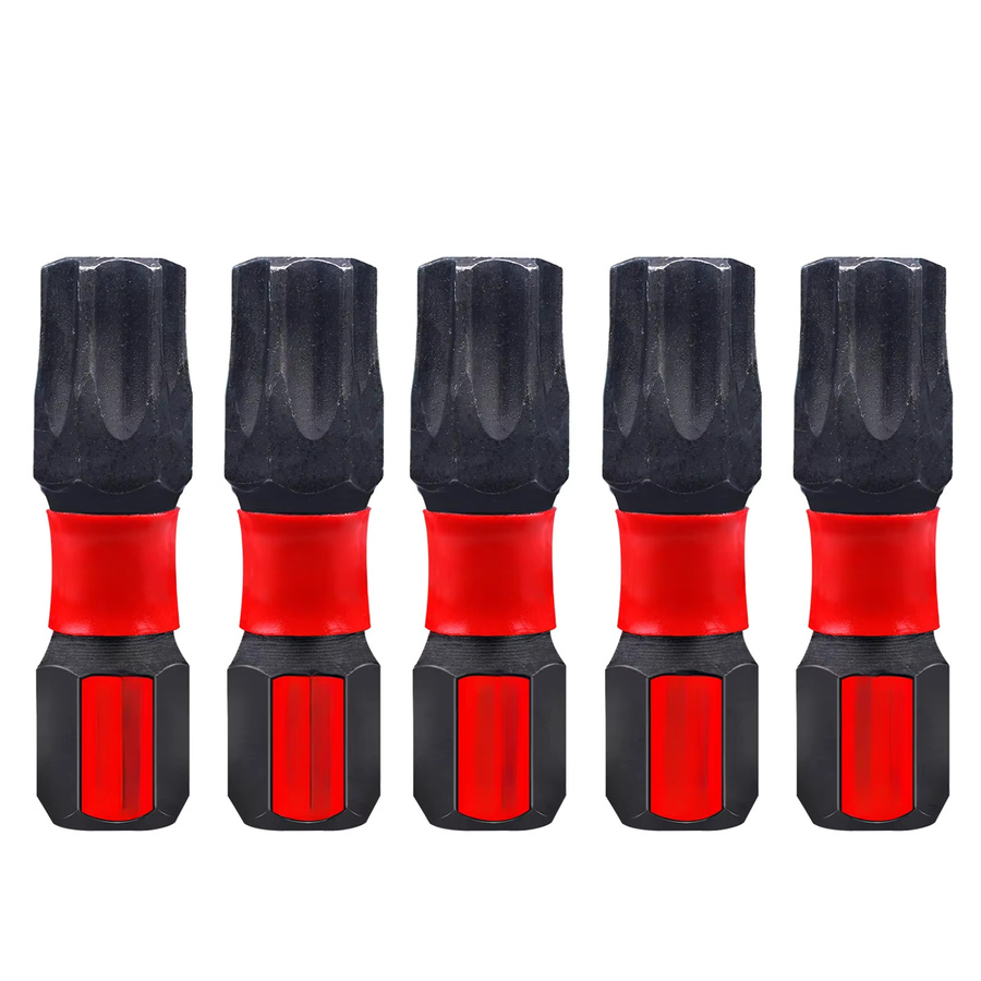 Geinxurn Magnetisches Power-Bit-Set aus S2-Stahl mit Torx-Kopf und Stern T40, 1 Zoll - Bild 3