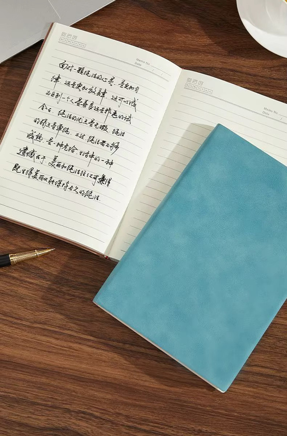 Lidafish Ledernotizbuch A5 mit 120 Blatt und 240 linierten Seiten aus Kunstleder - Bild 2