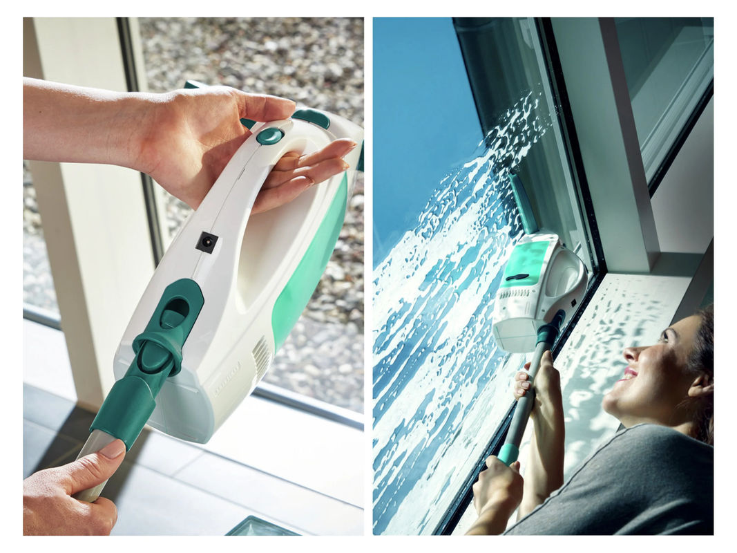 Leifheit Fenstersauger Dry & Clean Set mit Stiel in Weiß und Grün - Bild 3