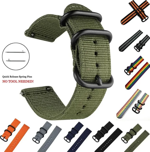 Geekthink Uhrenarmband Nylon, Textil/NATO, Unisex - Bild 1