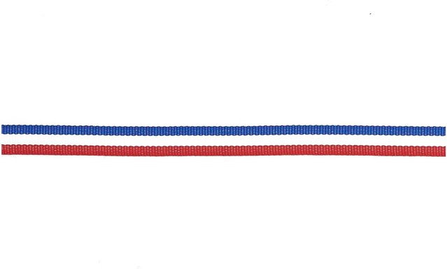 Rico Design Webband Multi Streifen in Blau Weiß Rot - Bild 1