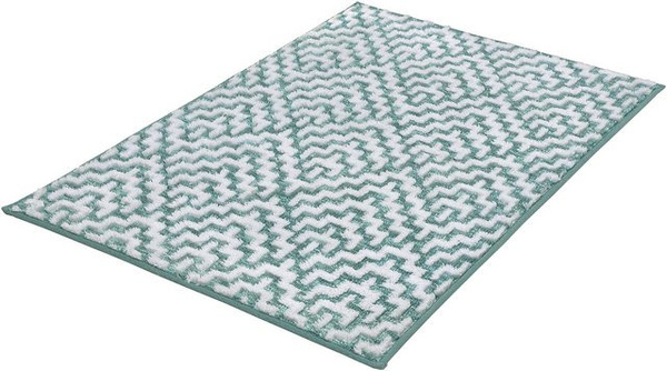 KLEINE WOLKE Badteppich Botany in Grün, B/T: 60 x 90 cm