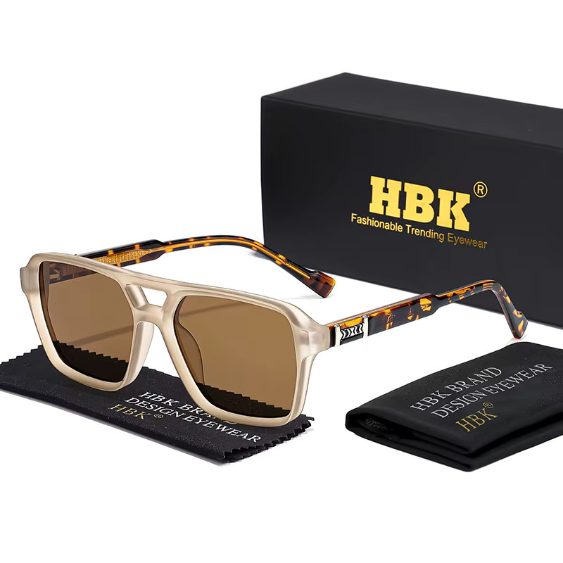 HBK Mode Sonnenbrille Square, Vollrand, Kunststoff, Unisex - Bild 4