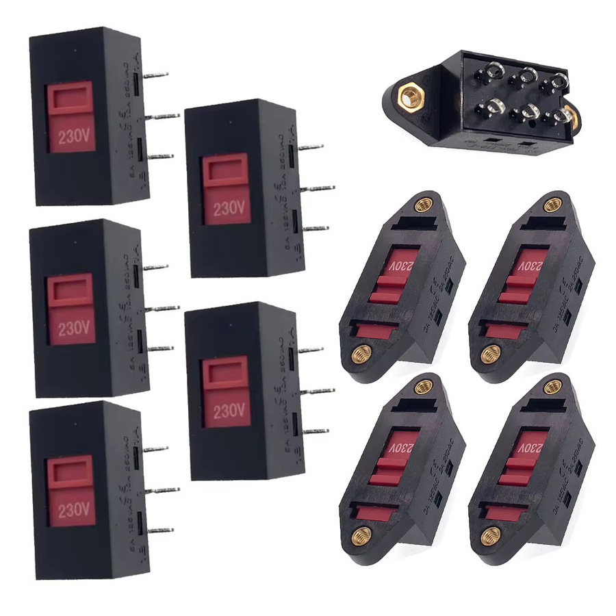 FRHY 10er Set PBS-110 Schiebeschalter 6Pin/3Pin 115V-230V AC für Netzteil Schaltung und Bedienfeld - Bild 4