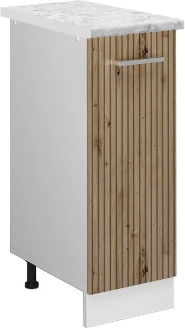 Vicco Apothekerschrank R-Line Medizinschrank für die Küche in Artisan-Eiche und Weiß, B/T/H: 30 x 60 x 81,6 cm - Bild 1