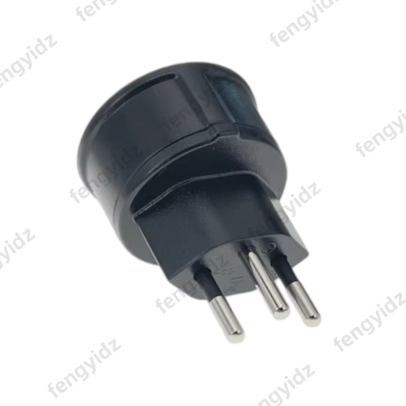 Fengyidz Reiseadapter Set 3 Stück EU zu Schweiz Steckeradapter 10A in Schwarz und Weiß - Bild 2
