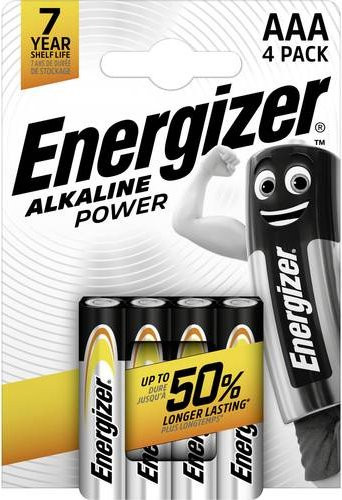Energizer Alkaline Power AAA Micro Batterien 4er Pack - Bild 1