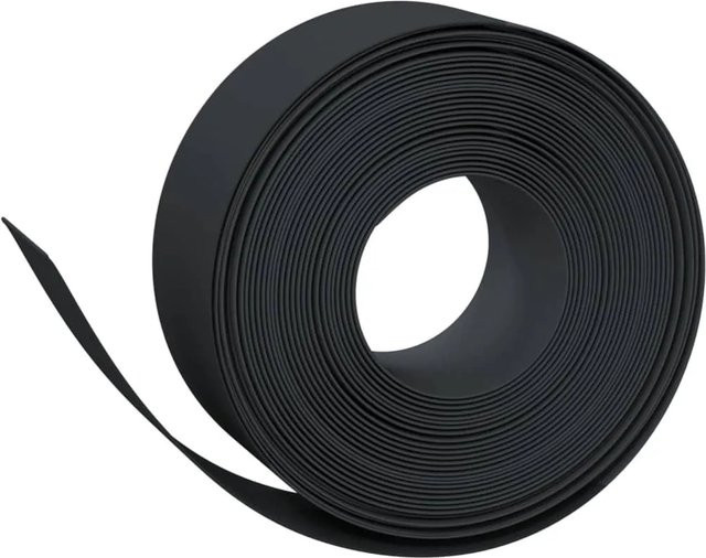 vidaXL Rasenkanten aus Polyethylen in Schwarz, 4 Stück, Gesamtlänge: 40 m, Höhe: 20 cm - Bild 1