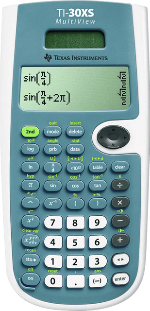 Texas Instruments TI-30XS MultiView Taschenrechner in Blau - Bild 1