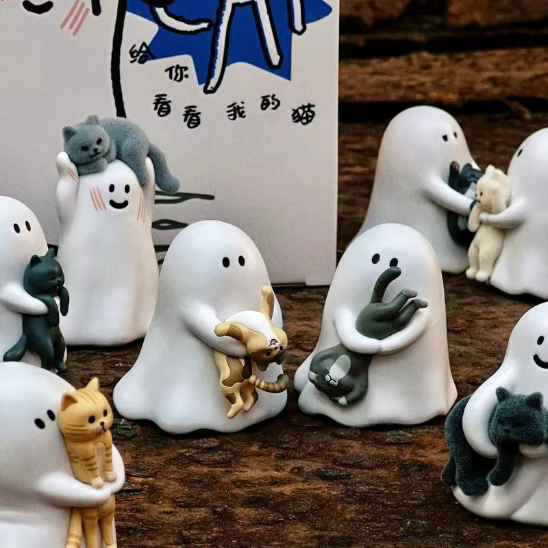 52toys Ghost Behold My Cat Blind Box, leuchtende Minifiguren, Sammelspielzeug - Bild 2