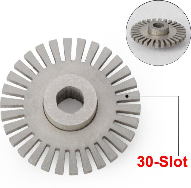 Optischer Encoder aus Aluminiumlegierung in Silber für Logitech Driving Force GT und G27 Lenkradsysteme mit 30 Slots - Bild 1