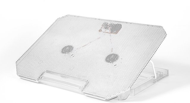 ZJMZYM Laptop-Kühler mit 2 Lüftern und einstellbarer Windgeschwindigkeit, Dual-USB-Kühlung für Notebook und Tablet - Bild 1