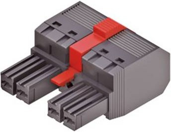 Weidmüller Buchsengehäuse-Kabel grau mit 2 Rastermaß 7,62 mm 65 Stück - Bild 1