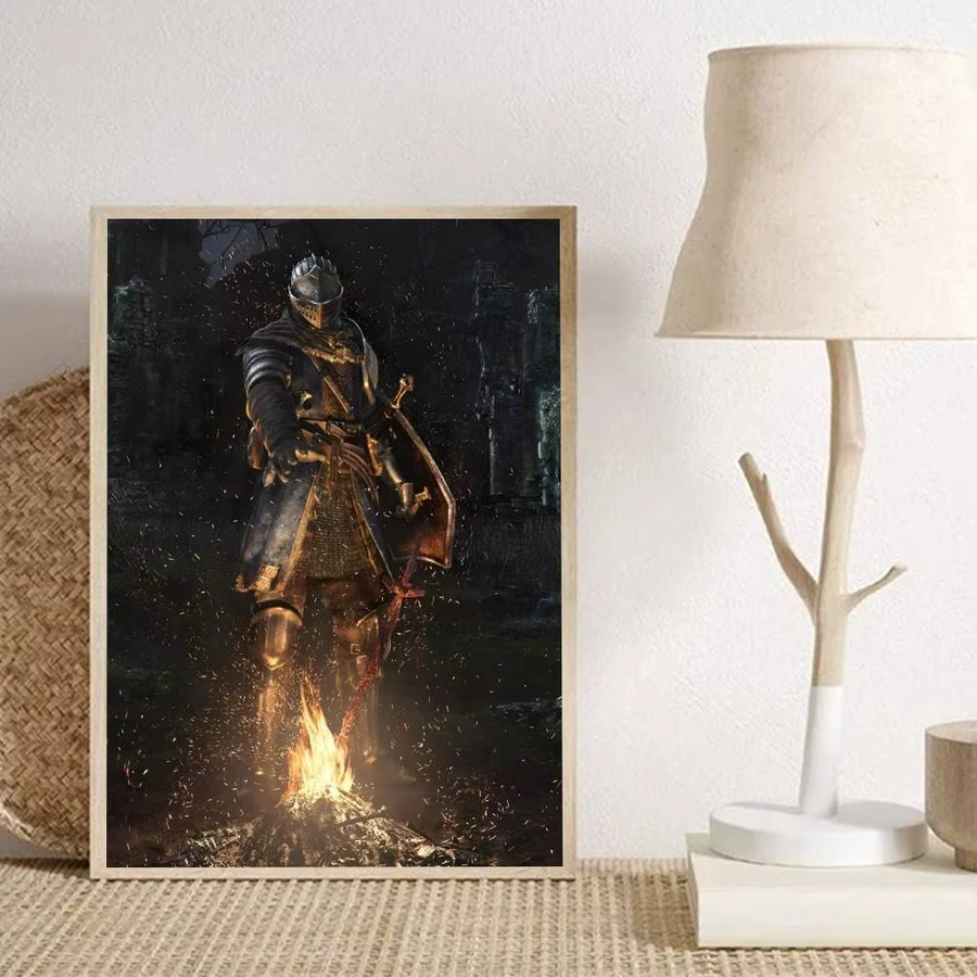 Selbstklebendes Anime Game D-Dark S-Souls Poster aus Papier in Multicolour für deine Wandgestaltung - Bild 6