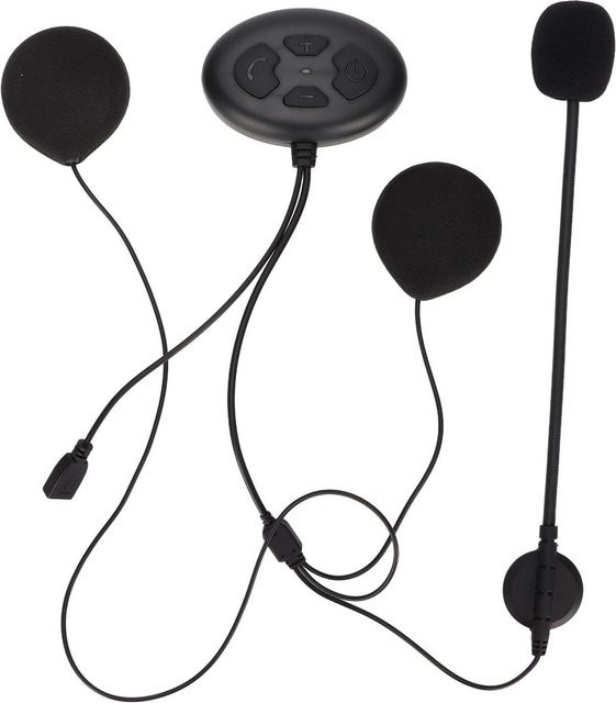 DK12 Motorrad Bluetooth Headset OutsideWorld IP65 wasserdichtes kabelloses In-Ear Kopfhörer in Schwarz - Bild 1