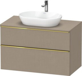 Duravit Waschtischunterschrank D-Neo in Beige, Breite: 100 cm, Tiefe: 55 cm - Bild 1