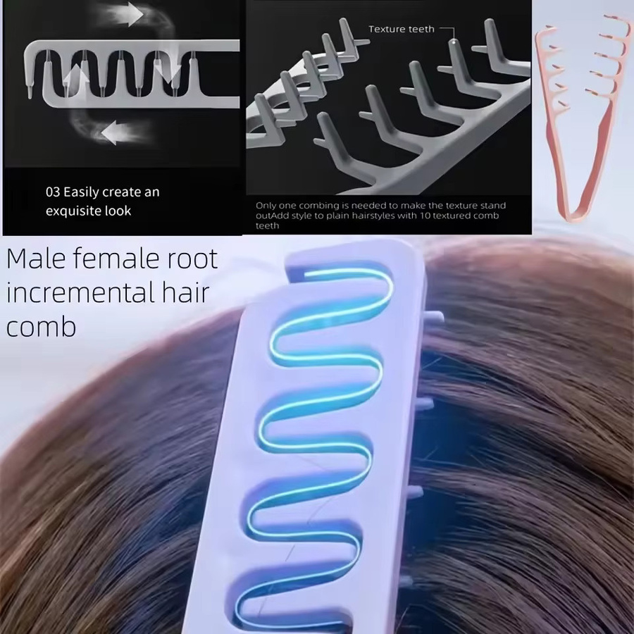 Texturierender Haarkamm für normales Haar, Unisex - Bild 2