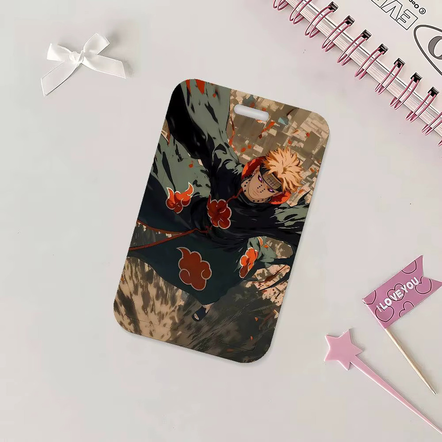 Naruto Anime Pain Nagato Ausweishalter mit Etui für Schule und Büro in Multicolour - Bild 6